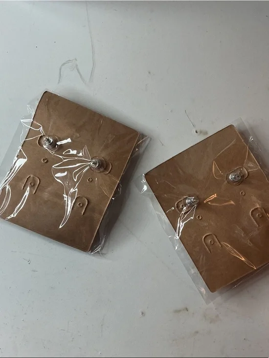 Plunder Silver Circle & Cross Pin Hair Clips Set of Two NWT - Picture 4 of 6